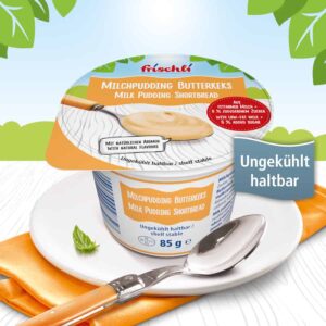 frischli Foodservice Milchpudding Butterkeks
