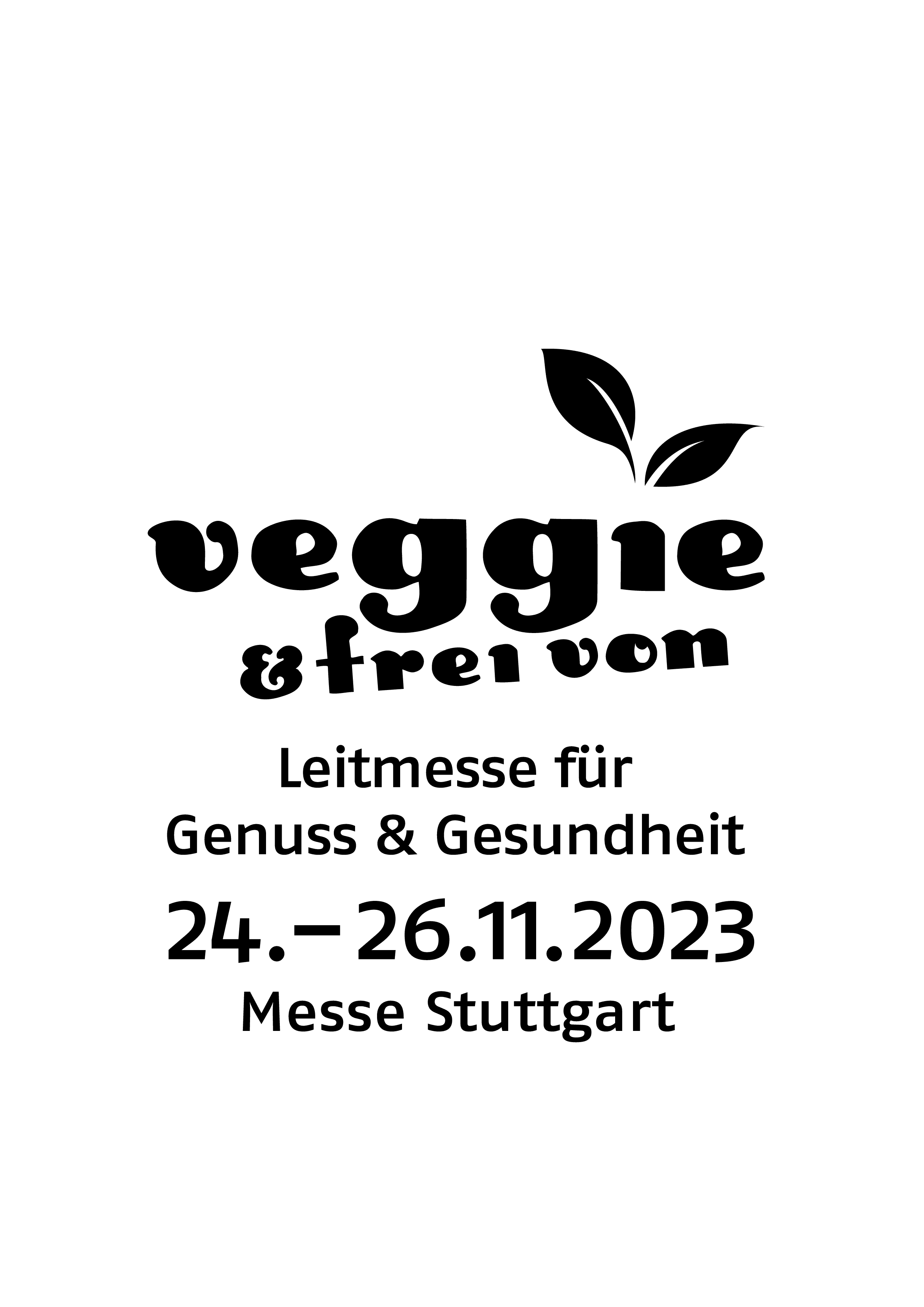 Logo veggie & frei von 2023