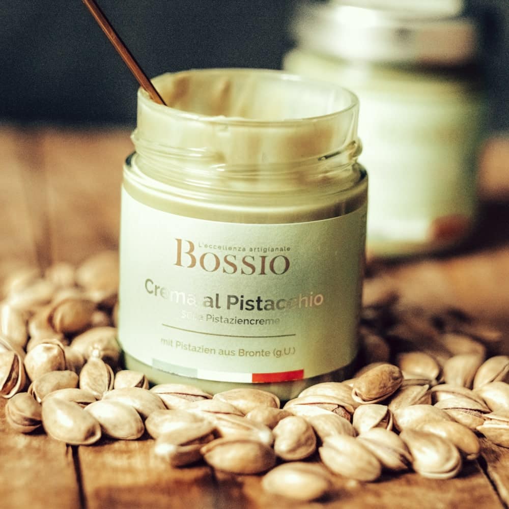 Pistaziencreme I Crema al Pistacchio mit 45 % Pistazien - Bossio Feinkost