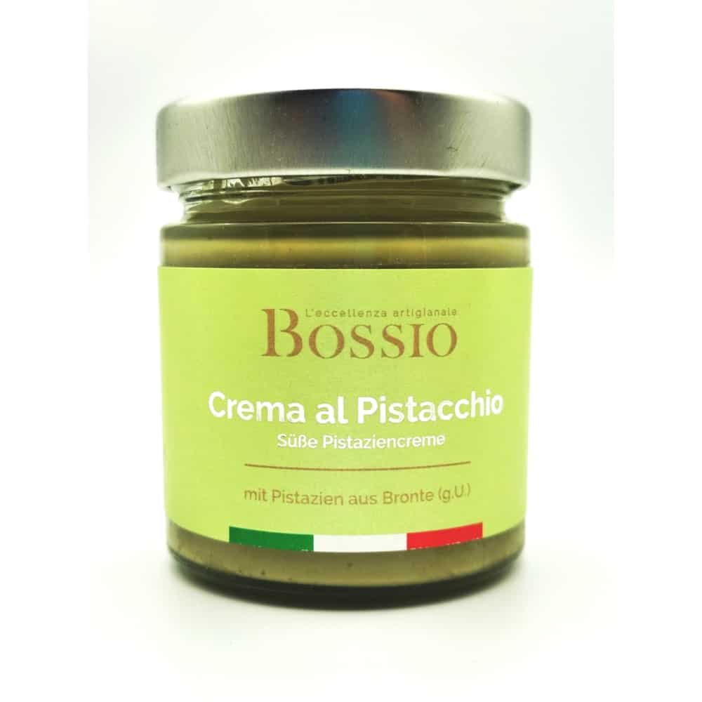 Pistaziencreme I Crema al Pistacchio mit 45 % Pistazien - Bossio Feinkost