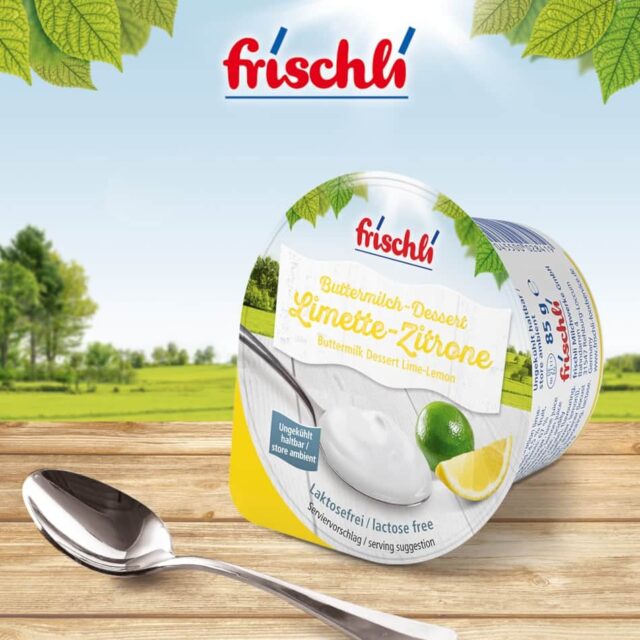 frischli Buttermilch-Dessert Limette-Zitrone