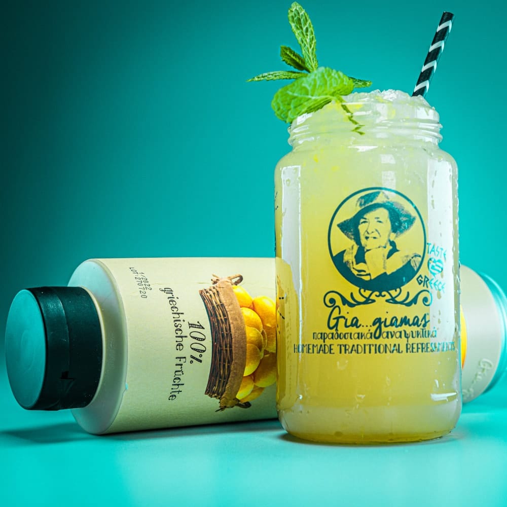 Gia Giamas Zitrone - Sirup-Alternative für hausgemachte Limonaden