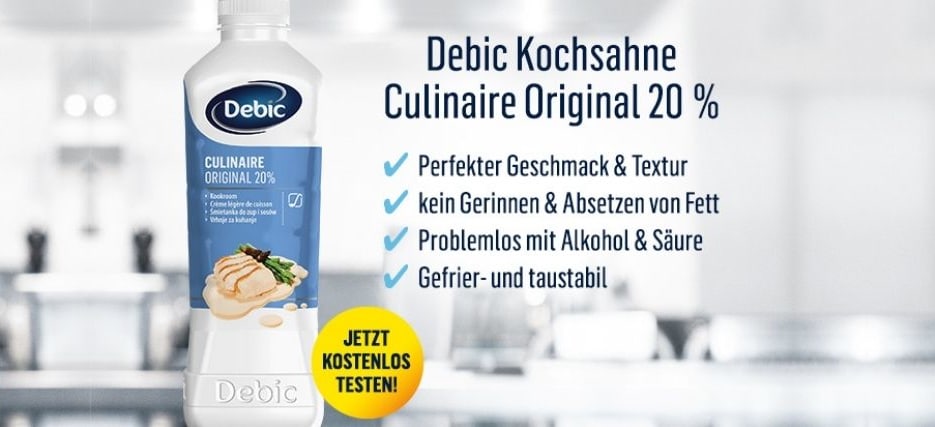 Debic Culinaire Original Kochsahne Aktion