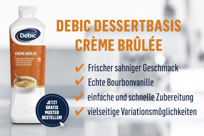 Debic Crème Brûlée Testaktion