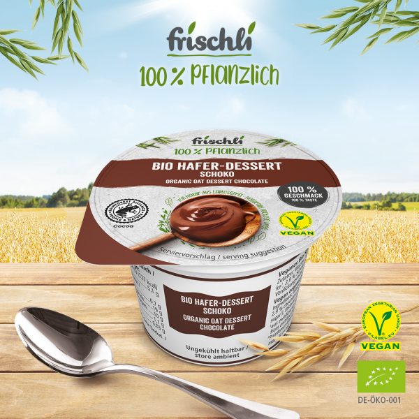 frischli Bio Hafer-Dessert Schoko 85g
