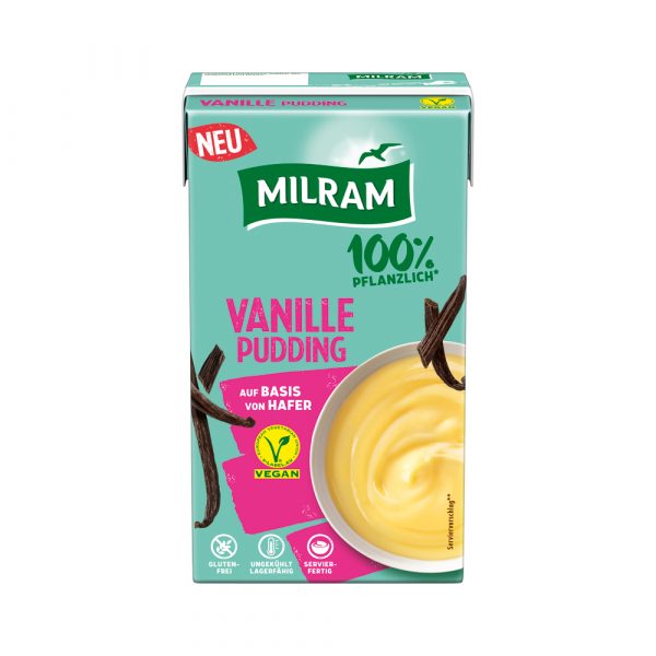MILRAM Food-Service veganer Hafer-Vanille-Pudding