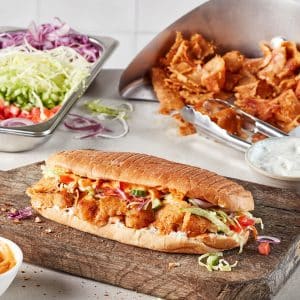 Veganer Döner plant-based Kebab Düzgün Sandwich