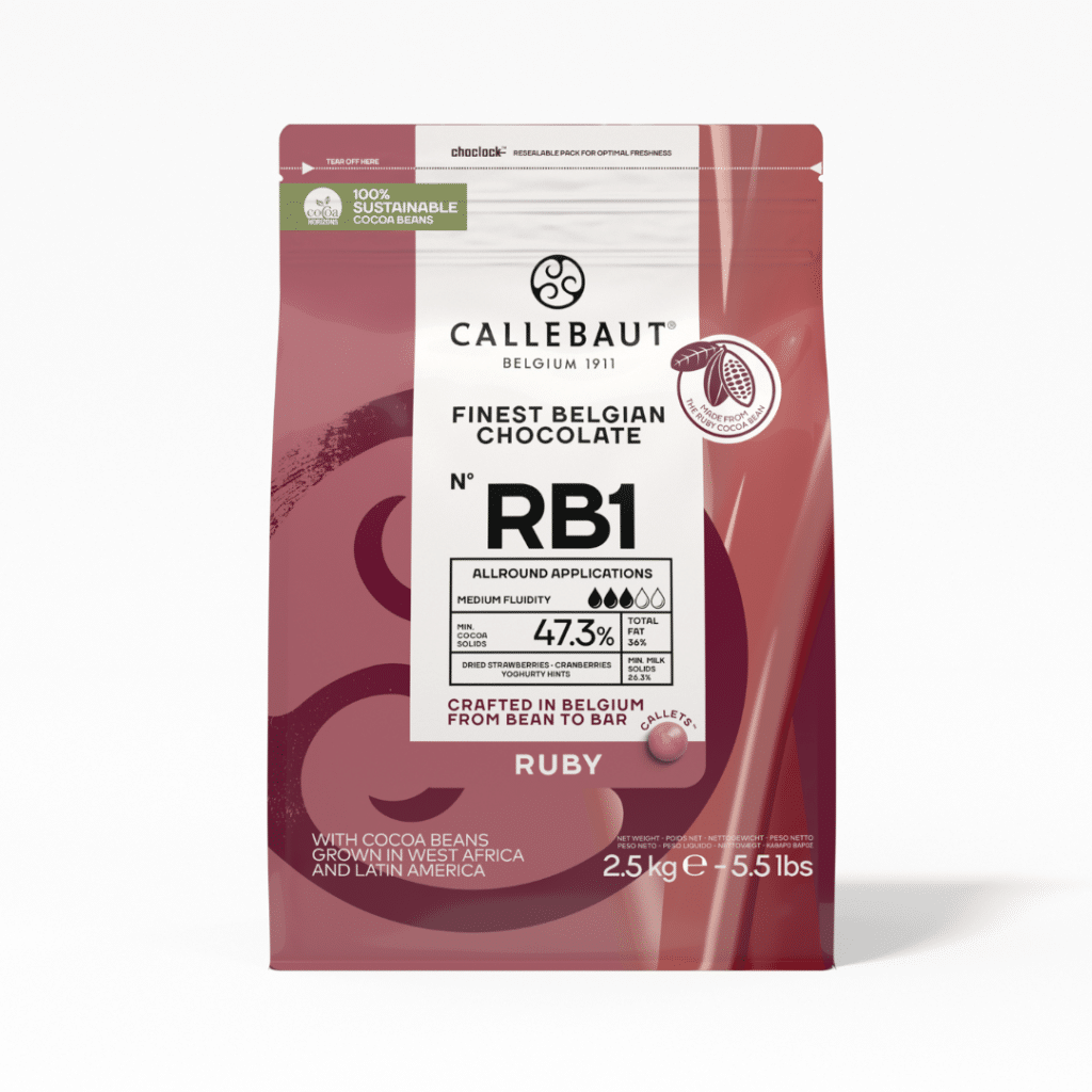 Callebaut Feinste Belgische Ruby Schokolade