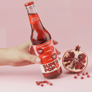 SUPER POP Pomegranate-Raspberry