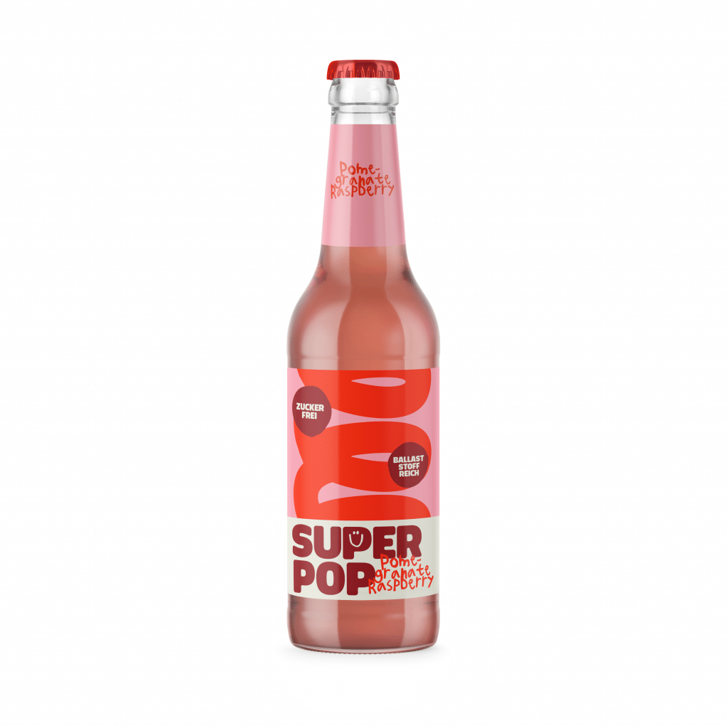 SUPER POP Pomegranate-Raspberry