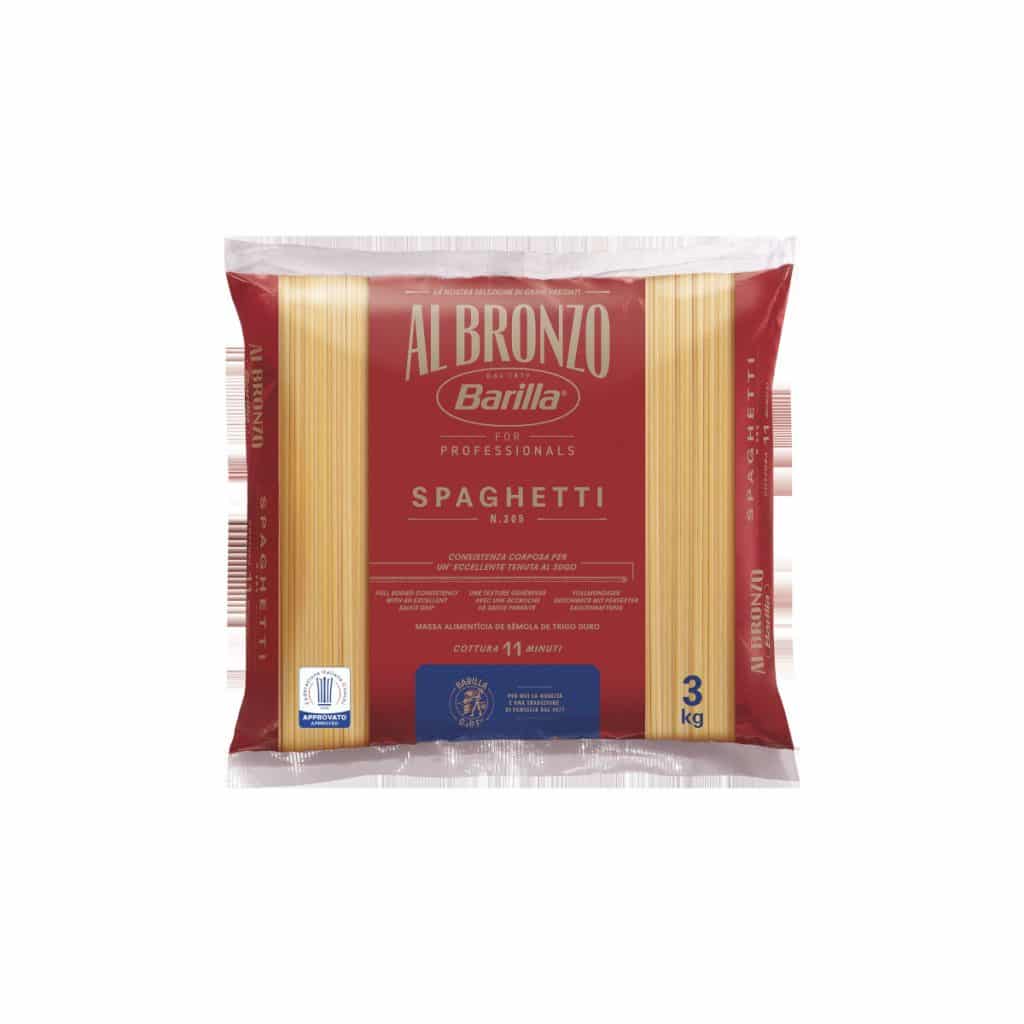 Barilla Al Bronzo Spaghetti Packshot