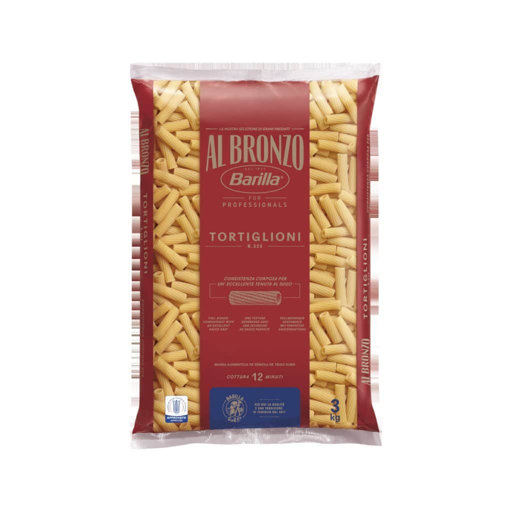 Barilla Al Bronzo Tortiglioni Packshot