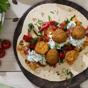 Kürbis-Falafel
